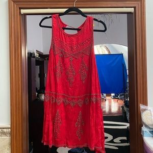 BEADED FREE PEOPLE DRESS